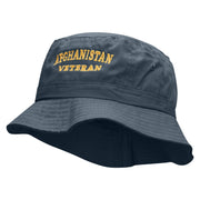 Afghanistan Veteran Embroidered Bucket Hat