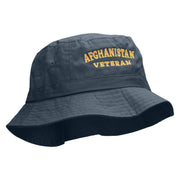 Afghanistan Veteran Embroidered Bucket Hat