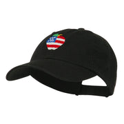 Apple American Flag Embroidered Cap