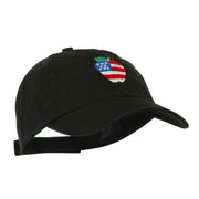 Apple American Flag Embroidered Cap