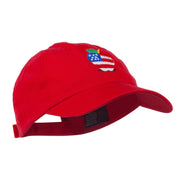 Apple American Flag Embroidered Cap