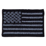 Small Patriotic American Flag Iron on Embroidered Patch