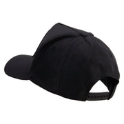 Licensed U.S. Marine Corps Veteran Patched Snapback Hat Made in USA - Black OSFM