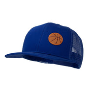 Small Basketball Patched Premium Mesh Cap