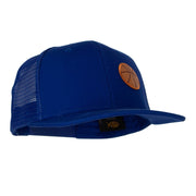 Small Basketball Patched Premium Mesh Cap