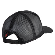 USS Key West Submarine SSN 722 Patched Solid Cotton Twill Mesh Prostyle Cap - Black OSFM