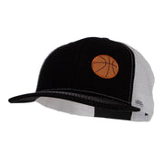 Small Basketball Patched Premium Mesh Cap