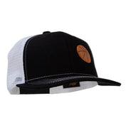 Small Basketball Patched Premium Mesh Cap