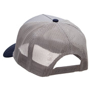 Grey Texas State Two Tone Cotton Twill 5 panel Mesh Back Cap