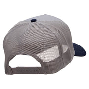 Grey Texas State Two Tone Cotton Twill 5 panel Mesh Back Cap