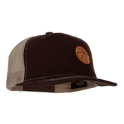 Small Basketball Patched Premium Mesh Cap