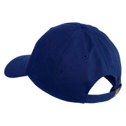 Greek Alphabet RHO Patched Unstructured Cotton Twill Washed Cap - Royal OSFM
