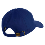 Greek Alphabet RHO Patched Unstructured Cotton Twill Washed Cap - Royal OSFM