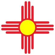 New Mexico Flag Heat Transfer Sticker