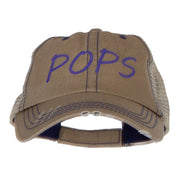 Pops! Heat Transfer Low Profile Special Cotton Mesh Cap