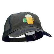 Lucky Irish Beer Heat Transfer Low Profile Special Cotton Mesh Cap