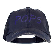 Pops! Heat Transfer Low Profile Special Cotton Mesh Cap