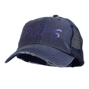 Pops! Heat Transfer Low Profile Special Cotton Mesh Cap