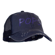 Pops! Heat Transfer Low Profile Special Cotton Mesh Cap