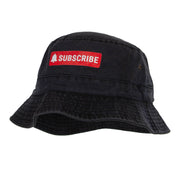 Subscribe Button Heat Transfer Bucket Hat