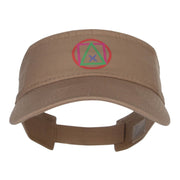 Game Shapes Heat Transfer Pro Style Cotton Twill Washed Visor