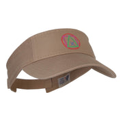 Game Shapes Heat Transfer Pro Style Cotton Twill Washed Visor