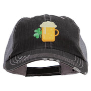 Lucky Irish Beer Heat Transfer Low Profile Special Cotton Mesh Cap