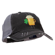 Lucky Irish Beer Heat Transfer Low Profile Special Cotton Mesh Cap