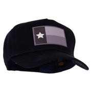 Texas Flag Variation Heat Transfer Solid Cotton Twill 5 Panel Prostyle Snap Cap