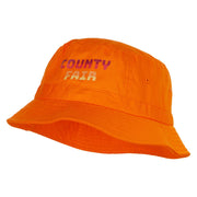 County Fair Heat Transfer Bucket Hat