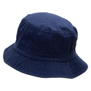 Iconic Shot Embroidered Bucket Hat - Navy OSFM