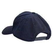 Christmas Bell Embroidered Six Panels Pro Style Cap - Navy OSFM