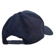 Christmas Bell Embroidered Six Panels Pro Style Cap - Navy OSFM