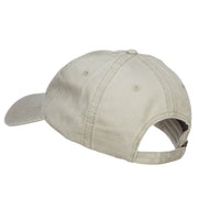 Papa Bear Embroidered Washed Cap