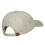 Papa Bear Embroidered Washed Cap