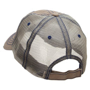 I Heart Beer Embroidered Low Profile Special Cotton Mesh Cap - Khaki OSFM