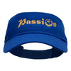 Passion Embroidered Cotton Twill Visor