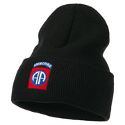 82nd Airborne Military Embroidered Beanie