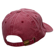 Komodo Dragon Embroidered Pigment Dyed Wash Cap - Wine OSFM