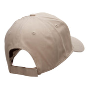 Abstract Batter Embroidered Cotton Twill Cap