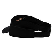 Meteor Shower Embroidered Cotton Twill Sun Visor - Black OSFM