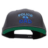 Police Dad Embroidered Wool Blend Prostyle Snapback - Dk-Grey OSFM