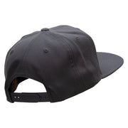 Police Dad Embroidered Wool Blend Prostyle Snapback - Dk-Grey OSFM