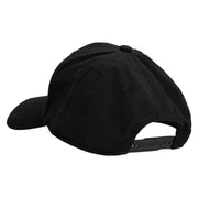 Christmas Bell Embroidered Six Panels Pro Style Cap - Black OSFM