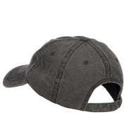 Papa Bear Embroidered Washed Cap