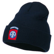 82nd Airborne Military Embroidered Beanie