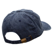 Komodo Dragon Embroidered Pigment Dyed Wash Cap - Navy OSFM