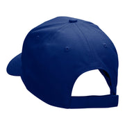 Abstract Batter Embroidered Cotton Twill Cap