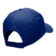 Abstract Batter Embroidered Cotton Twill Cap