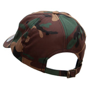 Officially Licensed US Navy USN CPO Retired Unstructured Low Profile 6 panel Cotton Cap - Green-Camo OSFM